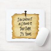 Wyatt's Sign Atlas Shrugged Muismat (Met muis)