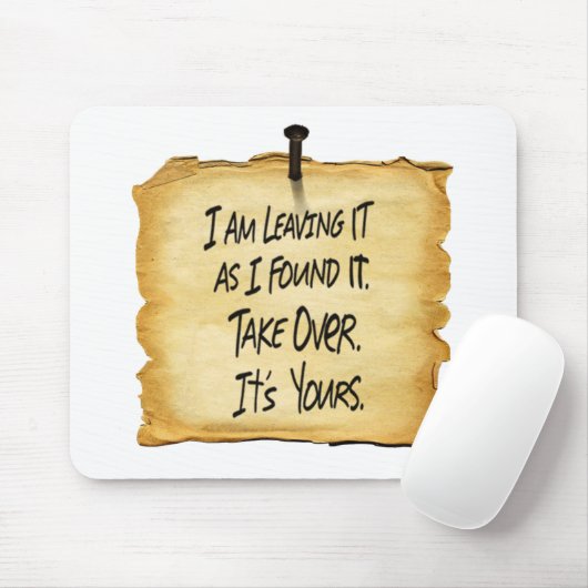 Wyatt's Sign Atlas Shrugged Muismat (Met muis)