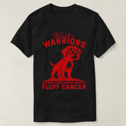 Wyatts Warriors GSP Fluff 1 T-shirt (Design voorkant)