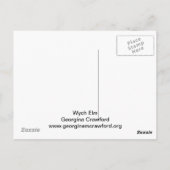Wych Elm. Briefkaart van het oorspronkelijke (Achterkant)
