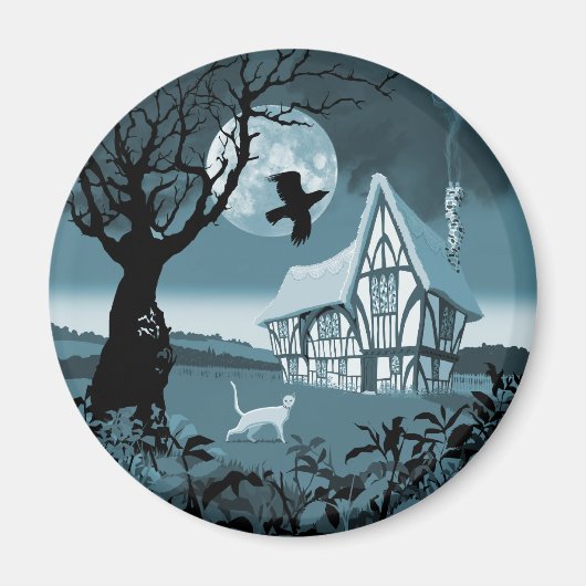 Wychetts Magnet- Cottage Magneet (Voorkant)