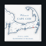 Wychmere Beach Club Bestemming Trouwgunst Magneet<br><div class="desc">Snel en eenvoudig bestellen! Deze Cape Cod kaart magneten maken geweldige Wychmere Beach Club bruiloft gunsten op te nemen in uw Harwich Port Cape Cod bestemming bruiloft welkomsttassen. Beweeg het hart door te klikken op "Bewerken met ontwerpgereedschap" onder "Personaliseren". Perfect voor alle geweldige trouwlocaties in op de Kaap, waaronder de...</div>