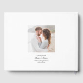 Wychmere Beach Club Cape Cod bruiloft Gastenboek (Achterkant)