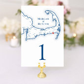 Wychmere Beach Resort Harwich Port Bruiloft Kaart