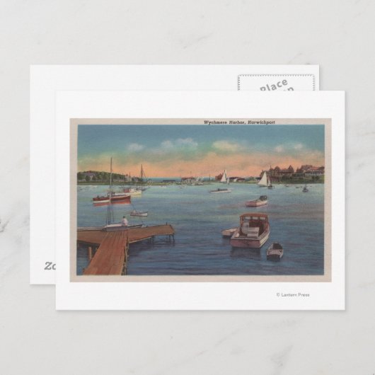 Wychmere Harbor Scene Briefkaart (Voorkant / Achterkant)
