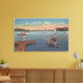 Wychmere Harbor Scene Canvas Afdruk (Insitu (Woonkamer))