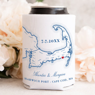 Wychmere Harwich Port Cape Cod bruiloft gunst Blikjeskoeler