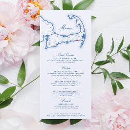 Wychmere Harwich Port Cape Cod Bruiloft Marine Bla Menu