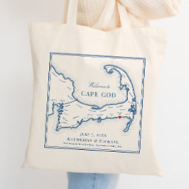 Wychmere Harwich Port MA Trouwgunst Welkom Tote Bag