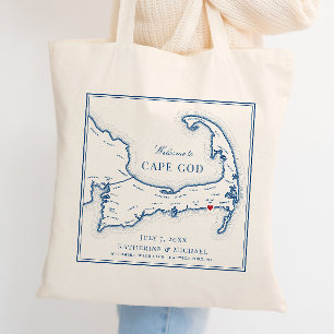Wychmere Harwich Port MA Trouwgunst Welkom Tote Bag