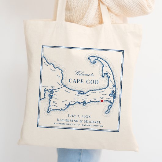 Wychmere Harwich Port MA Trouwgunst Welkom Tote Bag