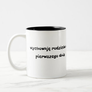 Wychowuję Rodziców od Pierwszego Dnia Tweekleurige Koffiemok