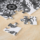 Wycinanka Moth Pattern Legpuzzel (Zijkant)