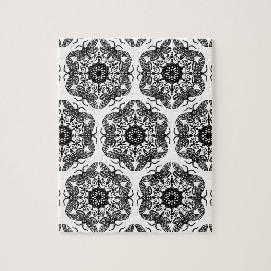 Wycinanka Moth Pattern Legpuzzel (Verticaal)