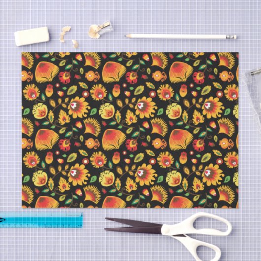 Wycinanki Autumn Folklore Tissuepapier (Craft)