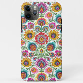Wycinanki Floral over Wit Case-Mate iPhone Case (Achterkant)