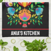 Wycinanki Petaal Symfonie in de Nacht Theedoek (Gevouwen)