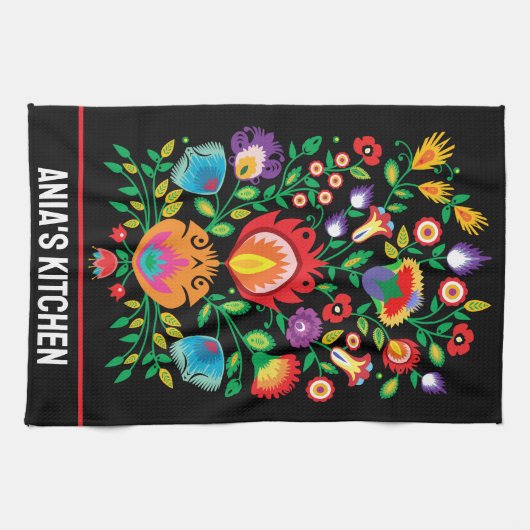 Wycinanki Petaal Symfonie in de Nacht Theedoek (Horizontaal)