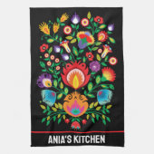 Wycinanki Petaal Symfonie in de Nacht Theedoek (Verticaal)