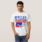 WYCLEF President Haïti Tshirts, Mokken, Buttonnen T-shirt (Voorkant volledig)