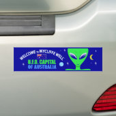 Wycliffe Well UFO-Bumpersticker Bumpersticker (Op auto)