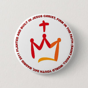 WYD-CIRCLE-PIN RONDE BUTTON 5,7 CM