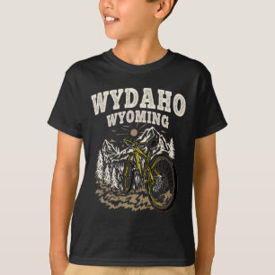 Wydaho Wyoming Mountainbiken Wielrenner Fietser T-shirt