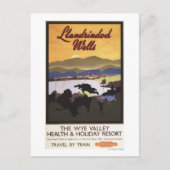Wye Valley Resort British Rail Poster Briefkaart (Voorkant)