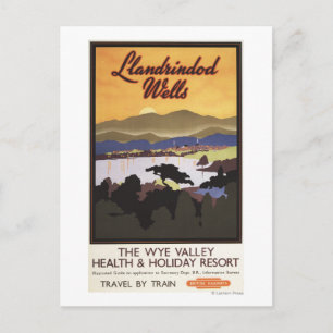 Wye Valley Resort British Rail Poster Briefkaart