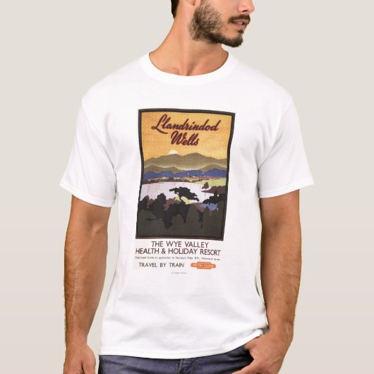Wye Valley Resort British Rail Poster T-shirt (Voorkant)