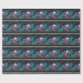 Wyed Turquoise Spider Cadeaupapier (Vlak)