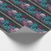 Wyed Turquoise Spider Cadeaupapier (Hoek)