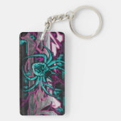 Wyed Turquoise Spider Sleutelhanger (achterkant)