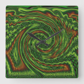 Wyed Twist Vierkante Klok (Voorkant)