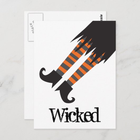 Wyed Witch Funny Halloween Briefkaart (Voorkant / Achterkant)