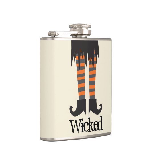 Wyed Witch Funny Halloween Heupfles (Rechts)