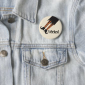Wyed Witch Funny Halloween Ronde Button 5,7 Cm (In situ)