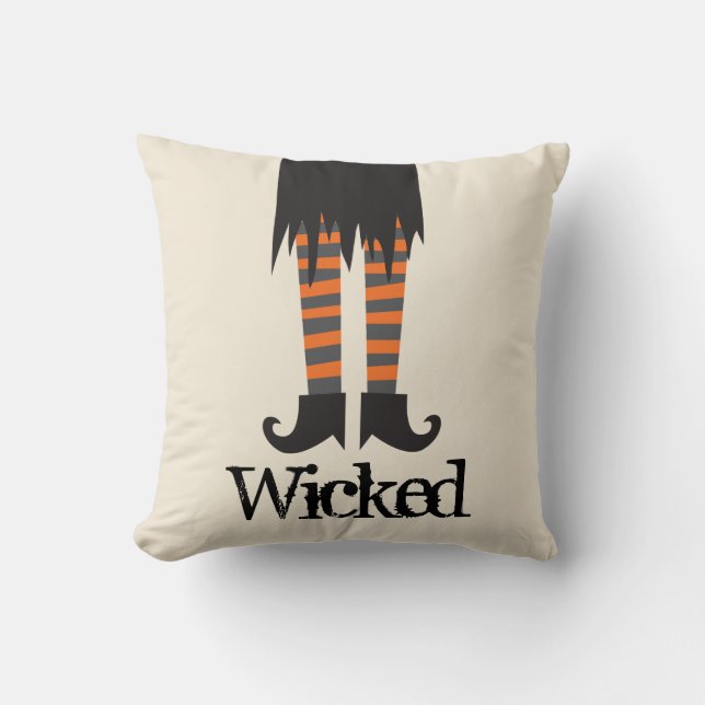 Wyed Witch Halloween Kussen (Voorkant)