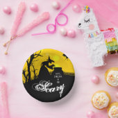 Wyed Witch Silhouette Halloween Papieren Kommen (Feest)