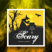 Wyed Witch Silhouette Halloween Servet