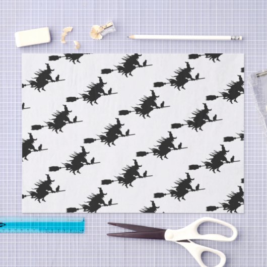 Wyed Witch Silhouette Tissuepapier (Craft)