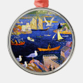 Wyeth - The Harbour at Herring Cut Metalen Ornament (Voorkant)