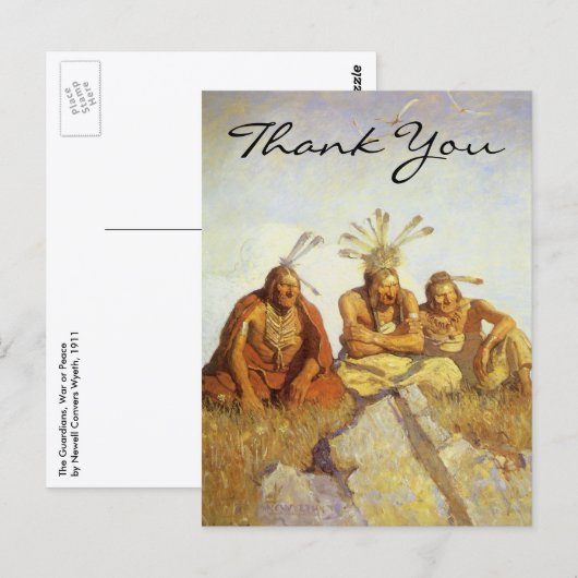 Wyeth's De Bewakers Briefkaart (Voorkant / Achterkant)