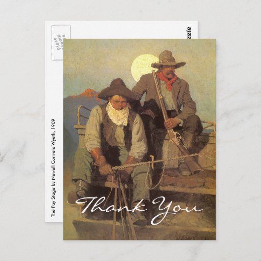 Wyeth's Pay Stage Briefkaart (Voorkant / Achterkant)