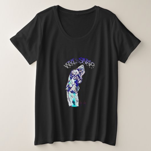 Wyl Snap Grote Maat T-shirt (Design voorkant)