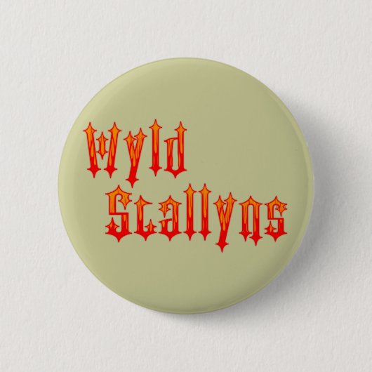 Wyld Stallyns Ronde Button 5,7 Cm (Voorkant)