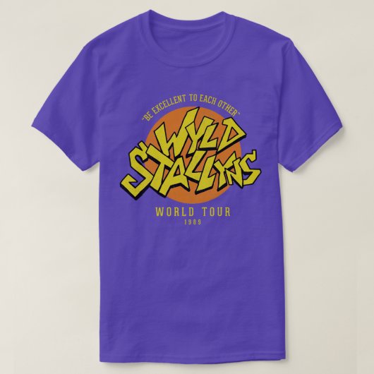 Wyld Stallyns World Tour 1989  T-shirt (Design voorkant)