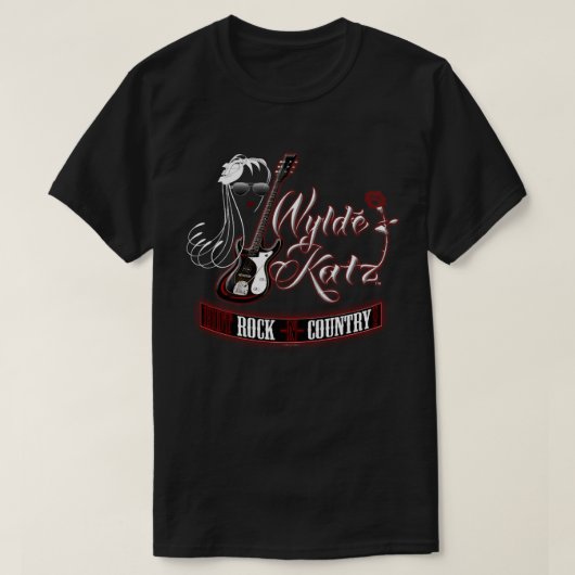 Wylde Katz Band Hot Rockin' T-shirt (Design voorkant)