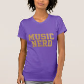 Wyldflow3r - Music Nerd T Shirt (Voorkant)