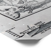 Wyld's officiële kaart van het Suezkanaal Poster (Hoek)